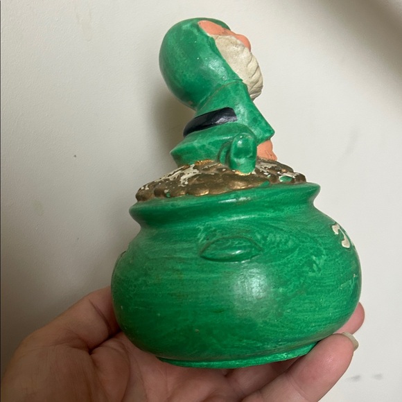 intage 1979 Enesco Luck of the Irish Leprechaun Pot of Gold Ceramic Coin Bank - Picture 4 of 8